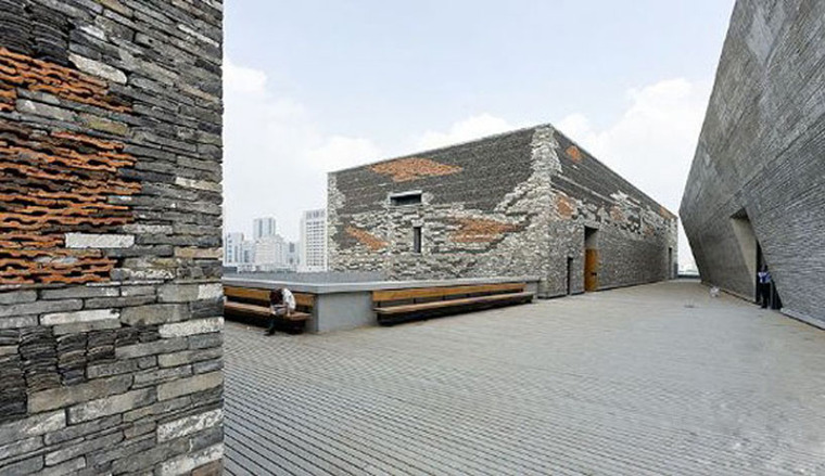 王澍&业余建筑工作室建筑作品集-138563082163312-ningbo-bowuguan-wangshu