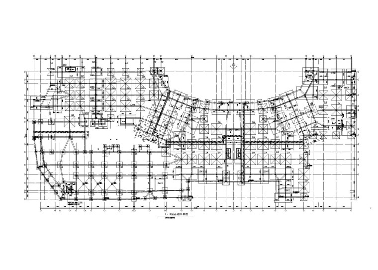 2层建筑图资料下载-8栋1~2层钢混框架结构商业建筑群结构施工图