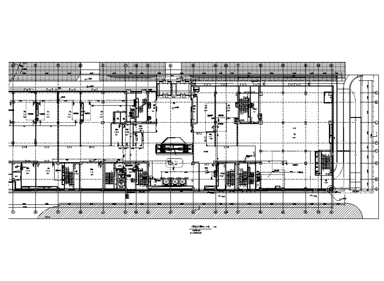 北京三里屯商业综合体全套给排水设计施工图-一层给排水平面图