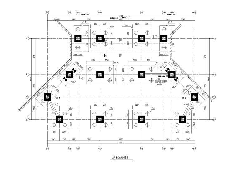 钢筋混泥土游泳池资料下载-钢框架游泳池结构施工图2018