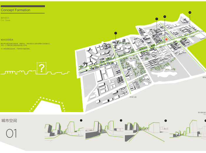 [广东]佛山禅城商业综合体项目概念方案设计文本-城市空间