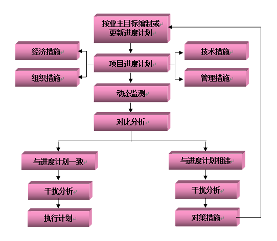 EPC项目进度管理与控制措施-进度监控程序图