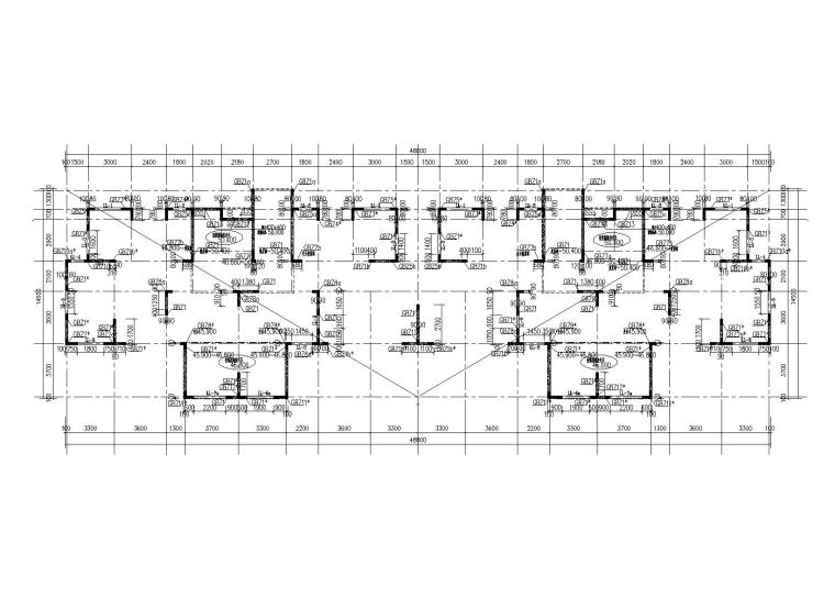 嵌墙施工图资料下载-[济南]15层剪力墙结构住宅楼结构施工图（条基+防水底板）