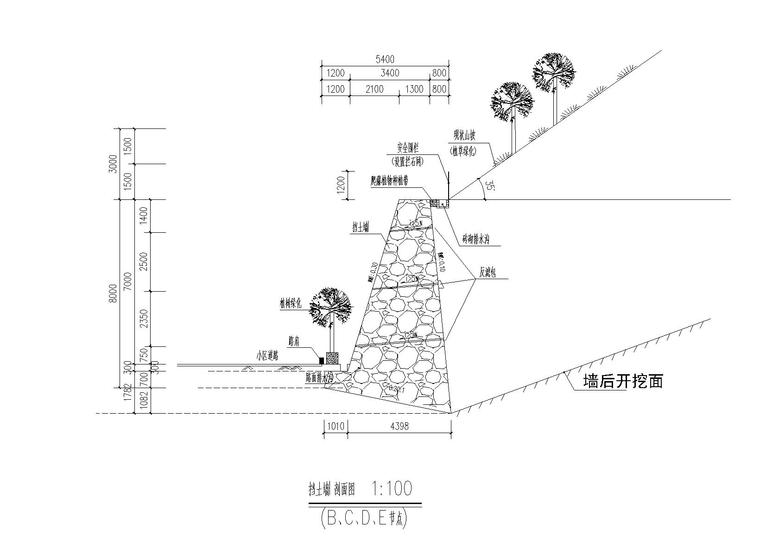 擋土牆設計施工圖(2015)