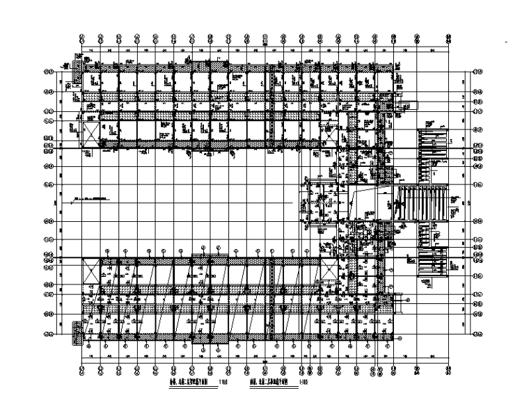 二层CAD全套施工图资料下载-[海南]6层钢混框架结构学生宿舍全套施工图（建筑结构水暖电）