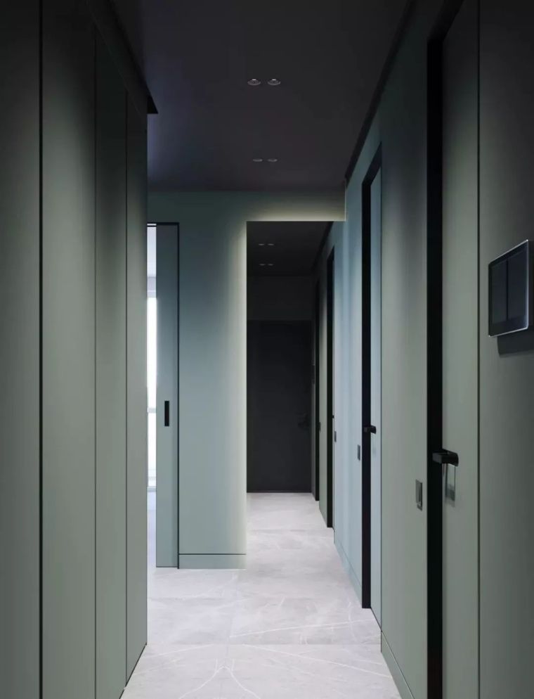 70平米公寓户型资料下载-45㎡水鸭绿公寓，色彩造就小户型美！