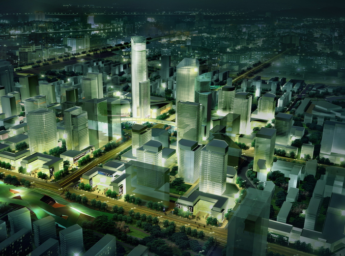 西门子创新中心资料下载-[河南]平顶山商业中心城市设计项目文本（JPG，115页）