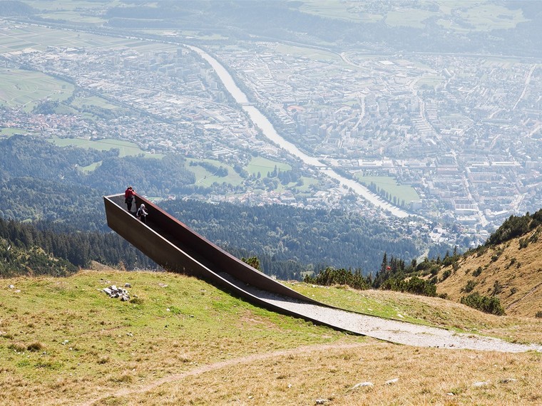 奥地利Nordkette山观景步道