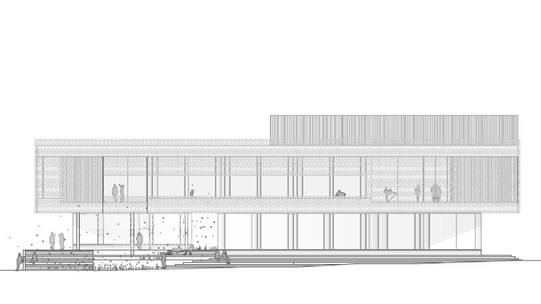 丹麦努克精神病诊所-Nuuk-psychiatric-unit-exterior-elevation-14-16.9