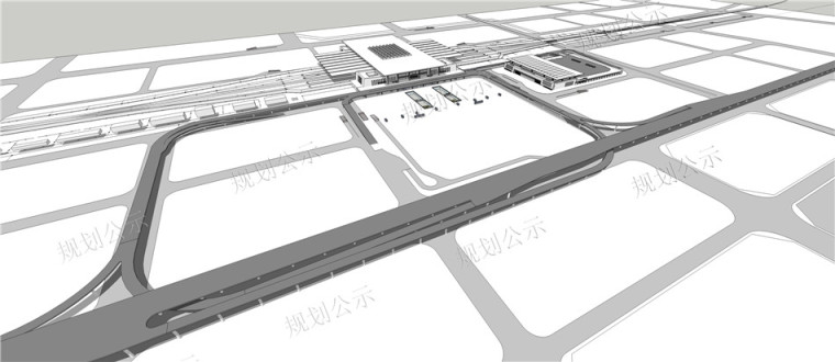 地铁客运计划资料下载-大同南站综合客运枢纽一体化设计