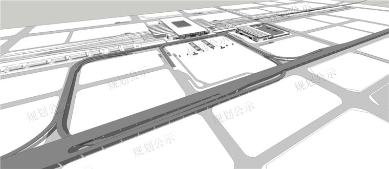 综合客运枢纽建筑设计资料下载-大同南站综合客运枢纽一体化设计