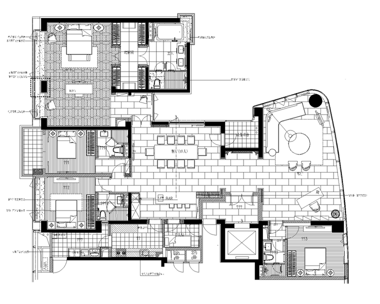 万科翡翠住宅景观资料下载-[上海]凌子达-上海万科翡翠滨江310m²样板房丨效果图+施工图+官方摄影