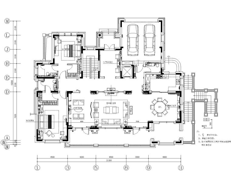 [云南]奥迅设计-昆明古滇样板房项目湖景林苑B区500A户型丨施工图+官方摄影-7一层