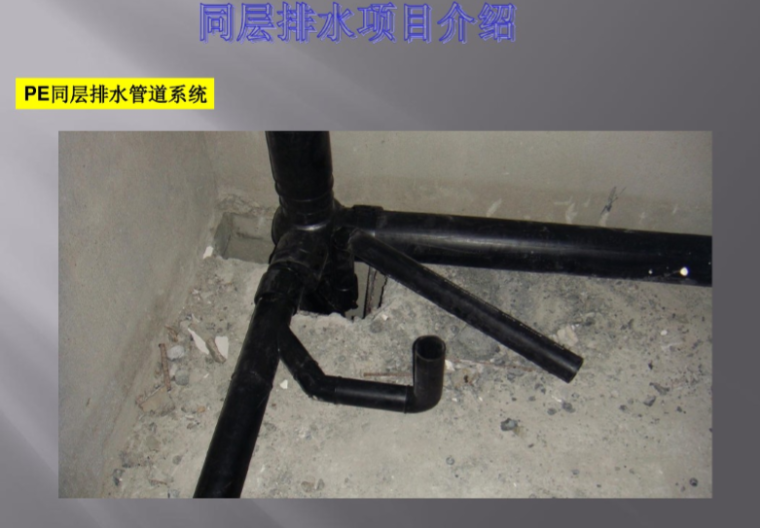 建筑给排水系统简图资料下载-给排水—同层排水系统