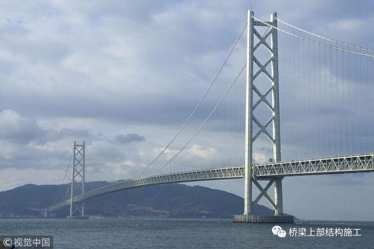 40悬索桥图纸资料下载-世界上最长的悬索桥──明石海峡大桥