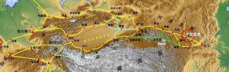 固原河道生态整治规划方案-宁夏空间发展战略规划空间结构图