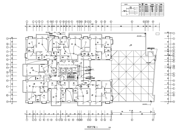 四川主动防护网资料下载-四川十五层商住楼电气设计图纸