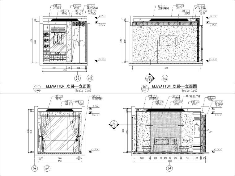 [广东]河源.宝晟地产四期宝格丽公馆室内装修施工图+官方摄影-8