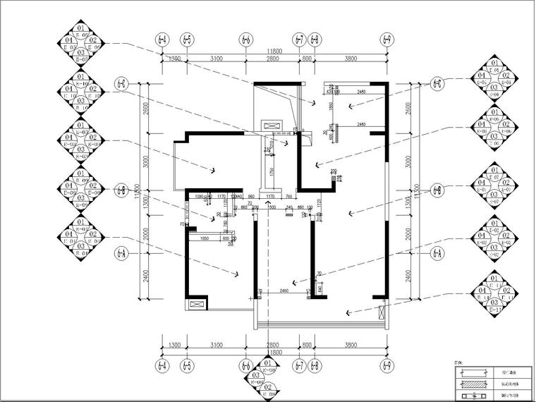 [广东]河源.宝晟地产四期宝格丽公馆室内装修施工图+官方摄影-2