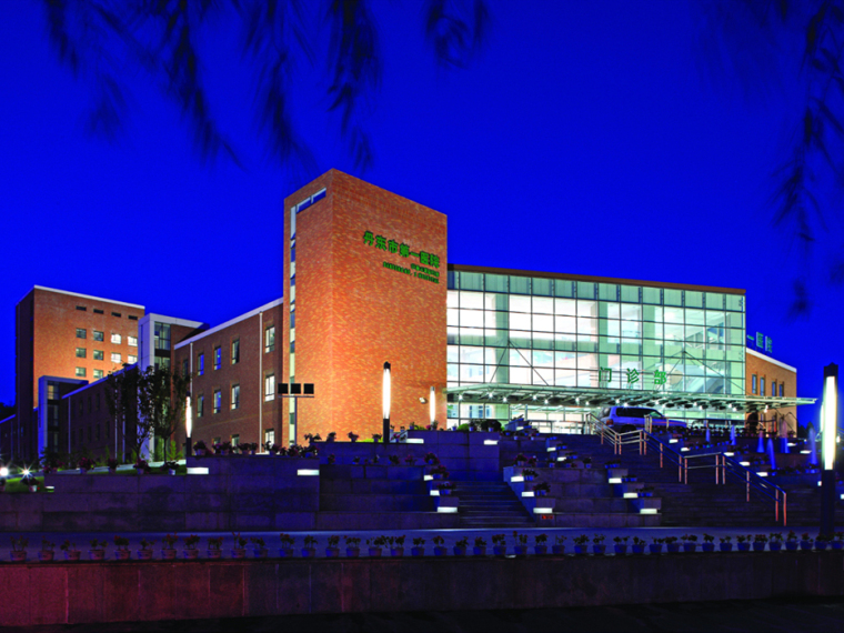医疗建筑设计研究院资料下载-丹东市第一医院