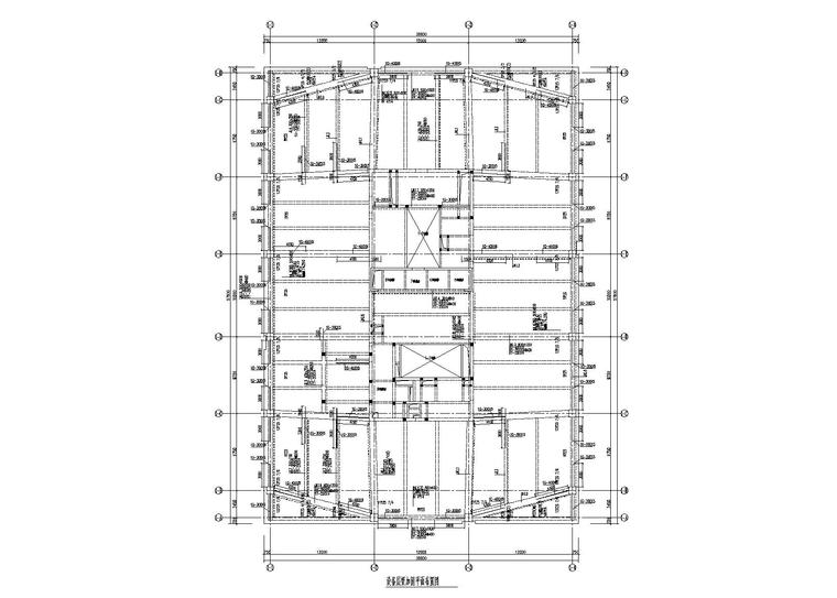 支撑高层技术要点资料下载-16层钢混高层建筑屋面改造加固工程施工图（2017）