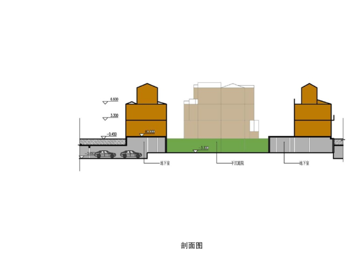 低容积率别墅设计整理（PDF，39页）-剖面图