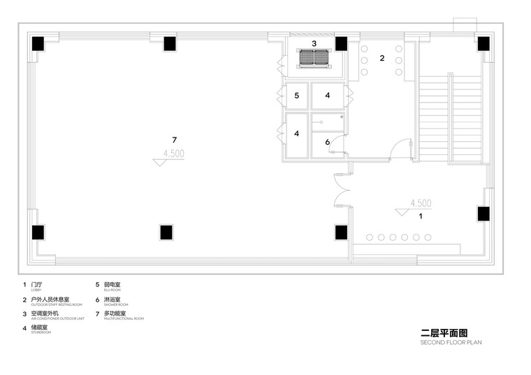 北京大兴兴舍建筑-04二层平面图