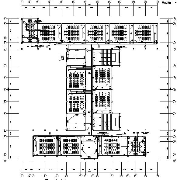 重庆中学校教学楼电气施工图纸