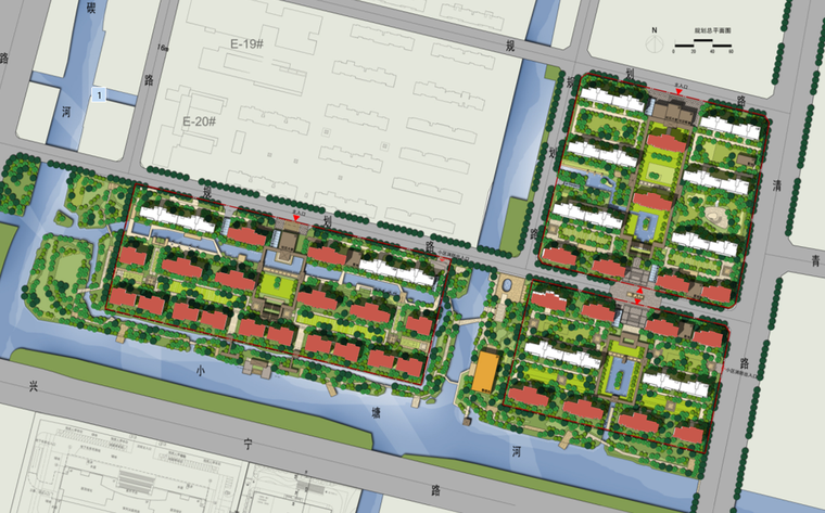 [浙江]中式风格居住区建筑方案文本（拓维设计|PPT+141页）-规划亮点