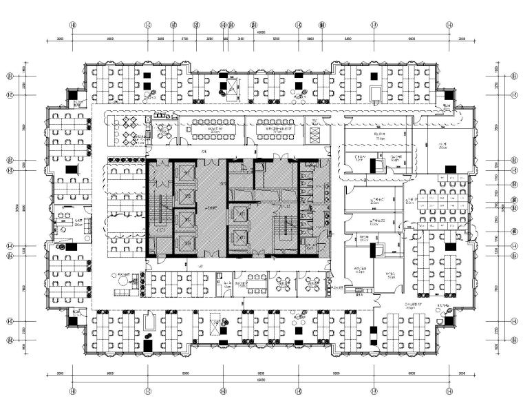 办公多功能厅施工图资料下载-[广东]BSD-小米深圳研发中心办公室装修CAD施工图+效果图15张
