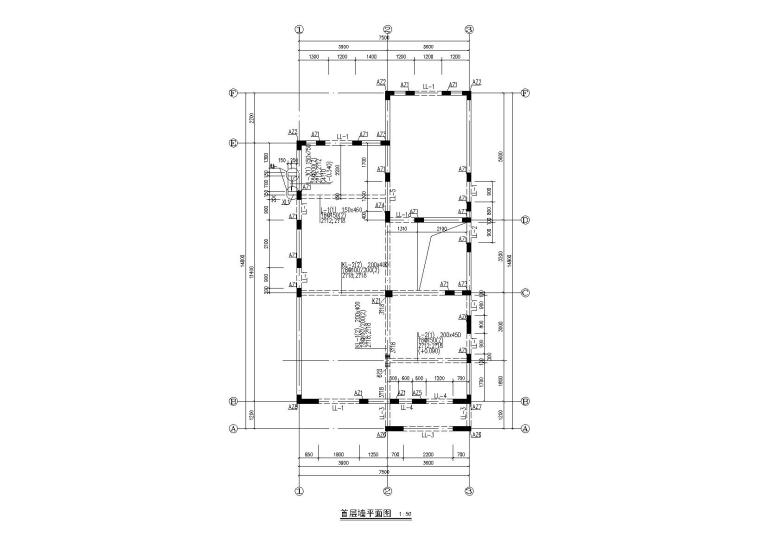 独栋别墅装修实景图资料下载-[北京]2层剪力墙独栋别墅施工图_建筑结构