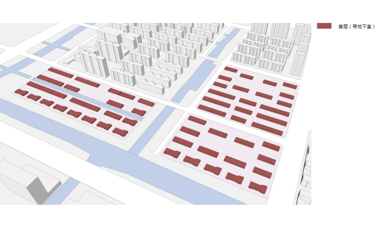 [浙江]现代风格居住区建筑方案文本（日清设计PPT+91页）-首层平面图