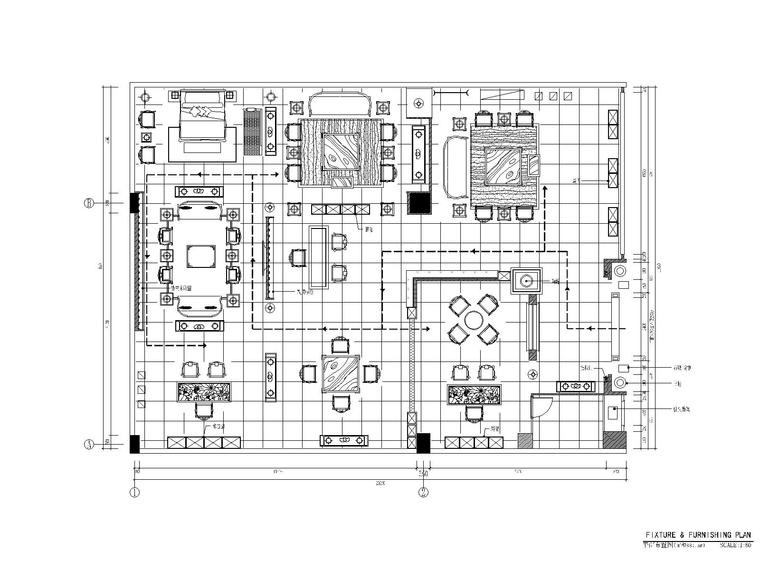 店铺门面cad资料下载-​[北京]品川—北京大家之家店门面丨CAD平面图+效果图