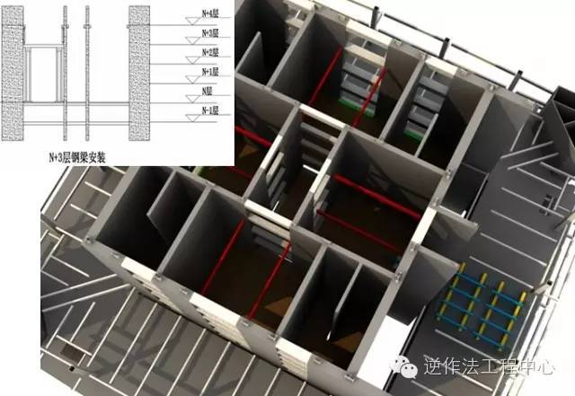 597米钢结构施工流程图赏（三维效果图）_20