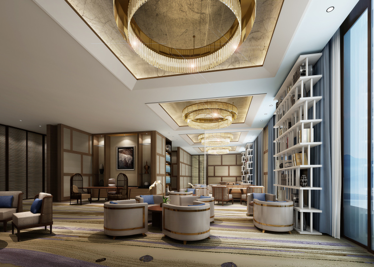 酒店设计方案全套图纸资料下载-[云南]CCD-抚仙湖希尔顿酒店全套设计资料-设计方案、高清效果图