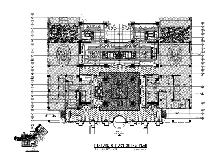 荷兰希尔弗瑟姆耐克公资料下载-[云南]希尔顿商务酒店公区+客房设计施工图