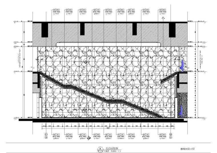 [上海]CCD-浦东知名地产滨江华府会所+住宅首层泛会所丨6100m²丨效果图+施工图+材料表-大堂楼电梯厅立面（3）