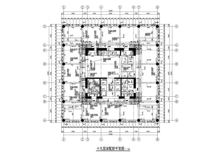 幕墙墙帽施工图资料下载-55层超高层框筒结构商业综合楼全套施工图