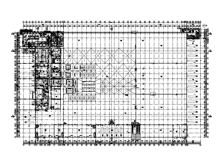 成都三层厂房强电竣工图（CAD+PDF）-一层平面图