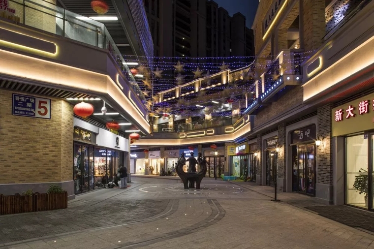 宁波吾悦广场商业景观实景图