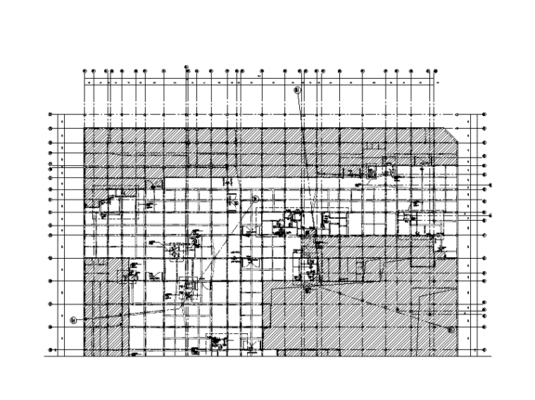 2层建筑图资料下载-[上海]地下二层车库人防结构施工图（2015）