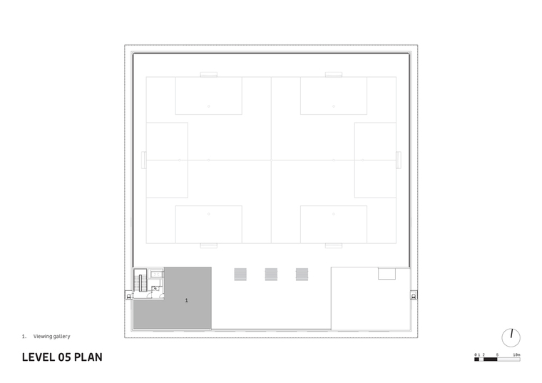 英国灯光基金会中-6._Beacon_of_Light_-_FaulknerBrowns_Architects_-_Level_05_Plan