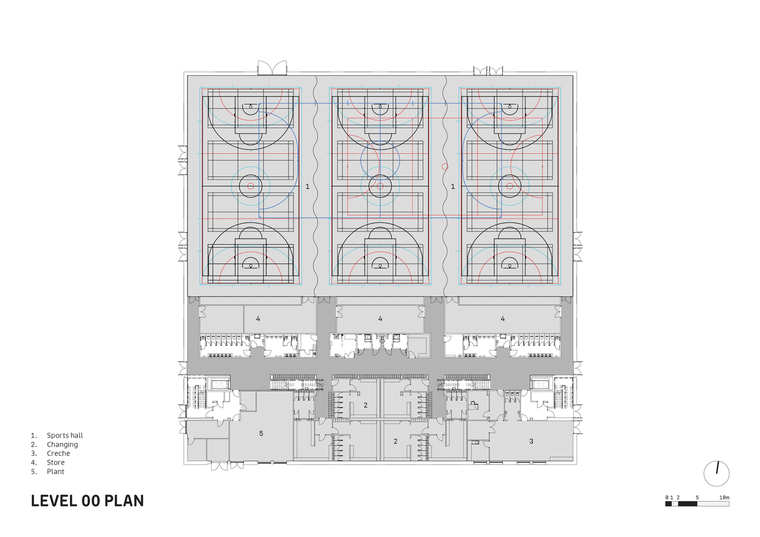 英国灯光基金会中-1._Beacon_of_Light_-_FaulknerBrowns_Architects_-_Level_00_Plan