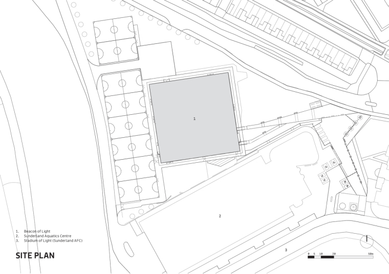 英国灯光基金会中-8._Beacon_of_Light_-_FaulknerBrowns_Architects_-_Site_Plan