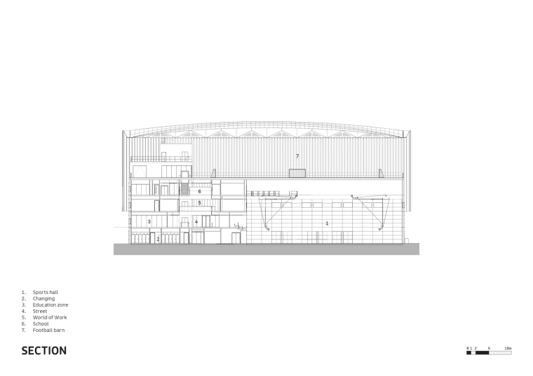 英国灯光基金会中-7._Beacon_of_Light_-_FaulknerBrowns_Architects_-_Section