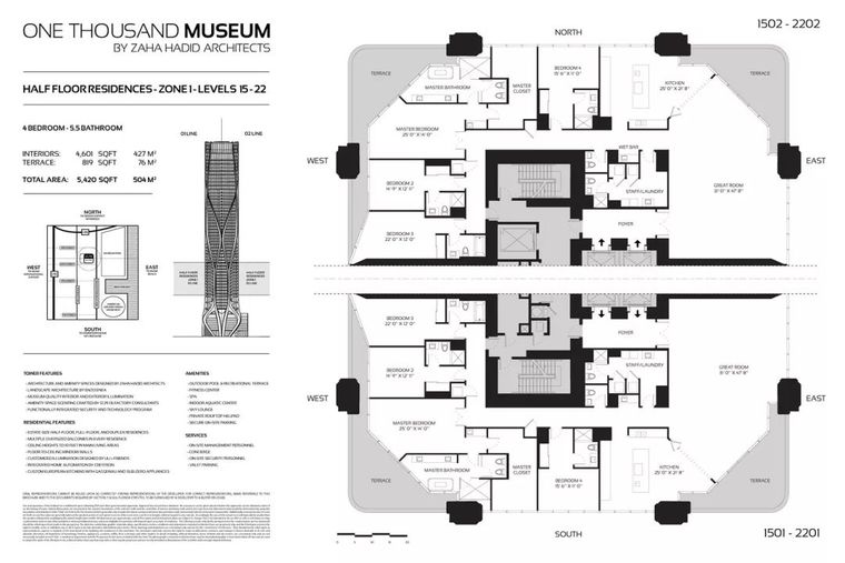 新作 | 扎哈事务所美国首座超高层住宅：One Thousand Museum_17