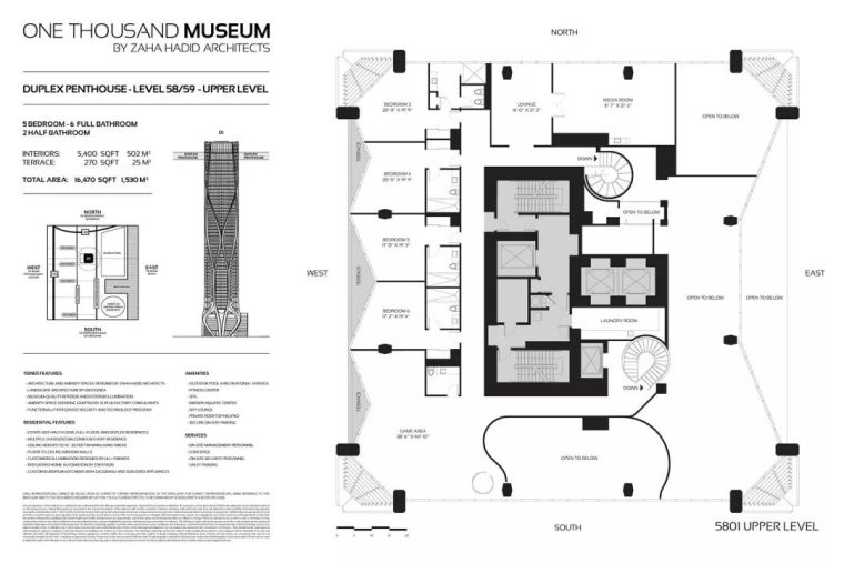 新作 | 扎哈事务所美国首座超高层住宅：One Thousand Museum_20