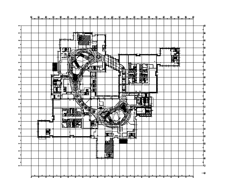 上海国际金融中心民用建筑消防图纸-3层消防水炮施工图