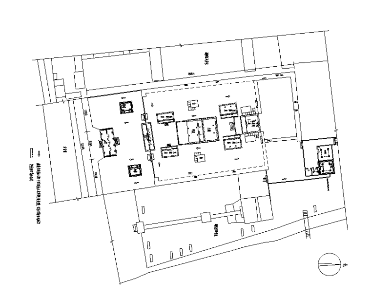 中式风格古建筑图纸资料下载-河南古建筑群消防图纸（2017）