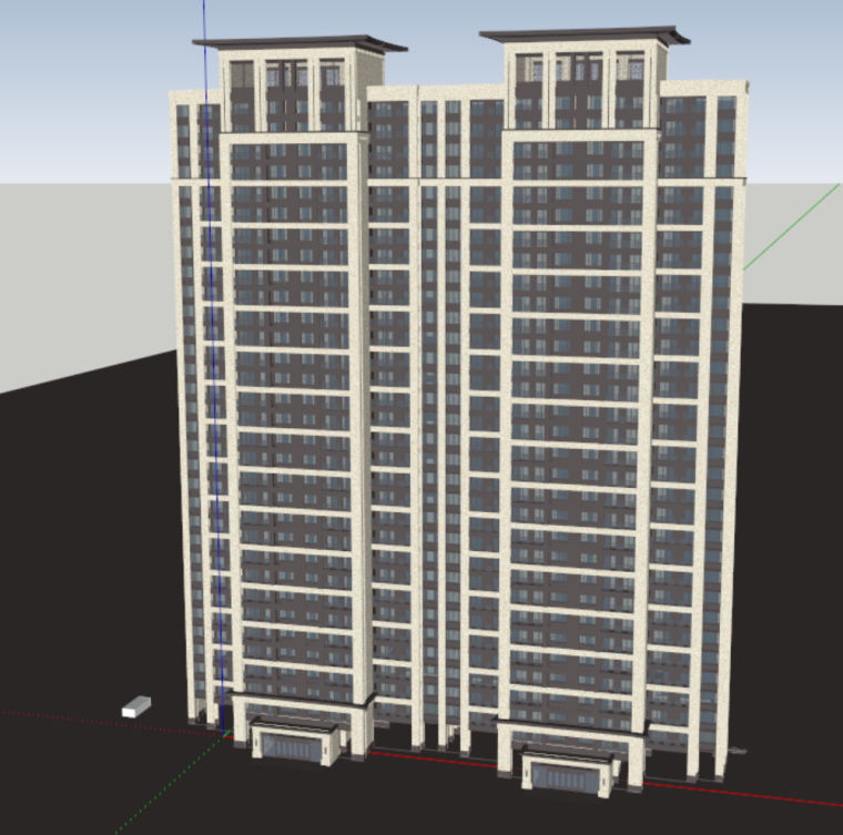  建发新中式高层建筑模型设计-建发新中式高层 (4)